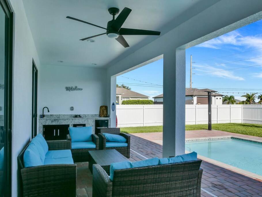 Casa Sevilla, Heated Pool, Sleeps 9, 4B3B Кейп Корал Екстериор снимка